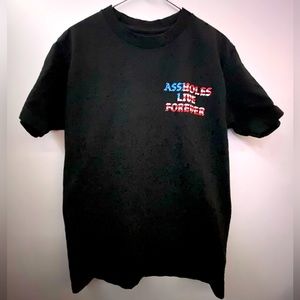 Assholes Live Forever Stars and stripes T shirt
